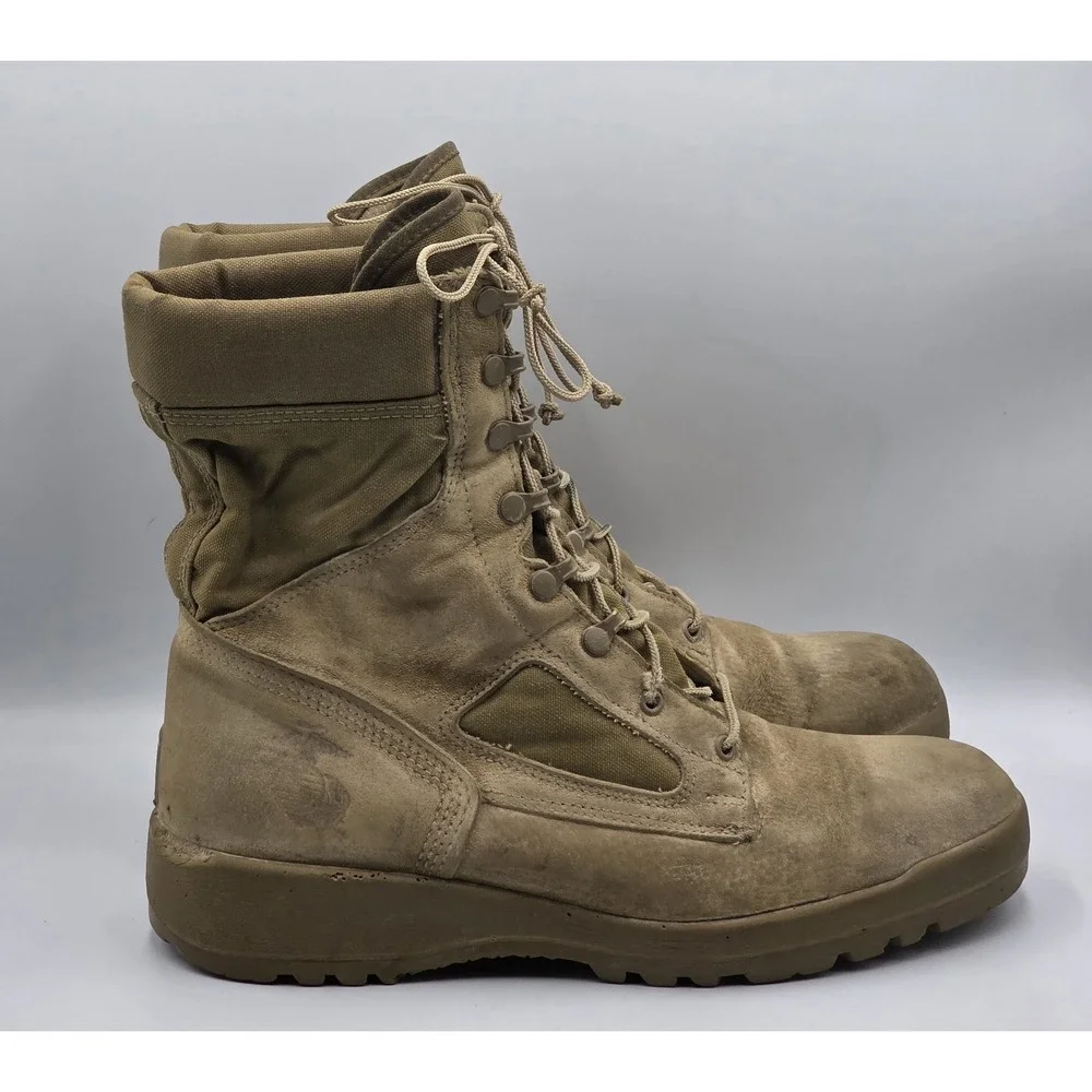 Bates Military Hot Weather Combat Boots Mens 13N Tan Desert Tactical Army